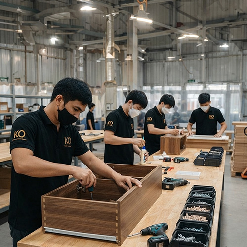 Quy trình sản xuất lắp ráp